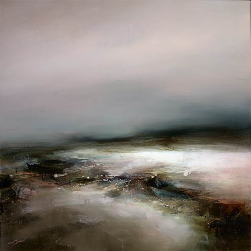 Frozen Shallows by Neil Nelson - Original Painting on Box Canvas